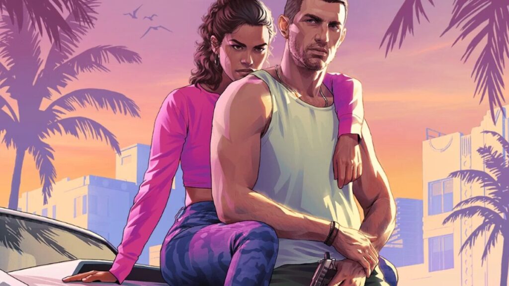 Arte de divulgação do gta 6