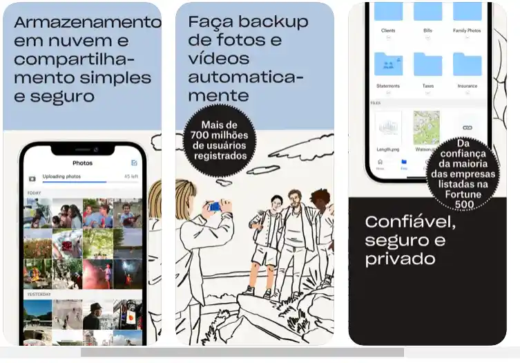Armazenamento na nuvem qual o melhor grátis? Dropbox aplicativo