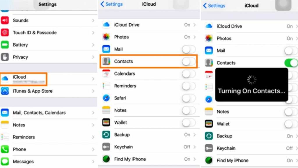 Recuperar contatos apagados